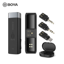 Boya By-WM3 2.4g Classic Wireless Mini Microphone Mic Transmitter Receiver Microfone  For  Dslr Camera Pc